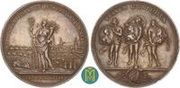 Sachsen-Albertinische Linie Silbermedaille von Oexlein 1764 Xaver 1763-1768. Auf Sachsens Wohlstand.