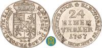 Sachsen-Albertinische Linie 1/24 Taler Xaver 1763-1768. -