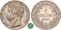 Hohenzollern-Sigmaringen 1/2 Gulden Karl 1831-1848. -