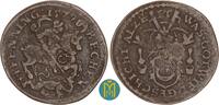 Sachsen-Coburg-Eisenach Rechenpfennig des Münzmeisters Gregor Bechstedt. Mit Gegenstempel G3. -