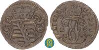 Sachsen-Saalfeld 1 Heller Johann Ernst VIII. 1680-1729. -