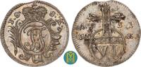 Sachsen-Coburg-Saalfeld 6 Pfennig Franz Josias 1745-1764. -