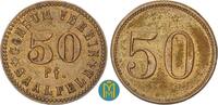 50 Pfennig  Sachsen-Meiningen CONSUM VEREIN SAALFELD sehr schön