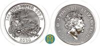 2 POUNDS 2020 Großbritannien Valiant St. Georg Drachentöter Stempelglanz