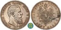 Kaiserreich / Preussen 5 Mark 1888 Friedrich III. aEF, etwas fleckig, kl. Randfehler