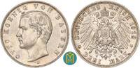 Kaiserreich / Bayern 3 Mark Otto 1886-1913. -