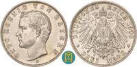 Kaiserreich / Bayern 3 Mark Otto 1886-1913. -