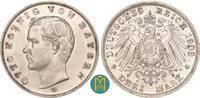 Kaiserreich / Bayern 3 Mark Otto 1886-1913. -