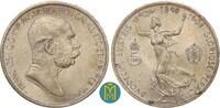 Habsburg / Österreich 5 Kronen 1908 Franz Joseph I - zur 60 J. Regierungsjubiläum. AU