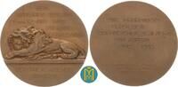 Habsburg / Österreich Bronzemedaille von Marschall 1909 100 jähriges Jubiläum d. Schlacht bei Aspen. EF