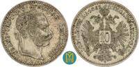 Habsburg / Österreich 10 Kreuzer 1869 Franz Joseph I. 1848-1916. aEF