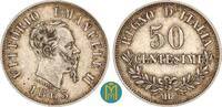 Italien 50 Centimes 1863 Victor Emmanuel II. sehr sch&ouml;n 116.94 元  ＋  116.94 元 运费