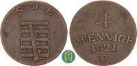 Sachsen-Weimar-Eisenach 4 Pfennig 1821 Carl August 1775-1828. sehr sch&ouml;n 116.94 元  ＋  116.94 元 运费