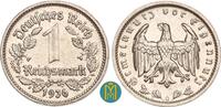 Deutschland / 3. Reich. 1 Reichsmark 1936 G berieben, sonst vorz&uuml;glich. 779.58 元  ＋  155.92 元 运费