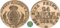 Sachsen-Albertinische Linie 1/24 Taler 1822 Friedrich August I. 1806-182... 389.79 元  ＋  155.92 元 运费
