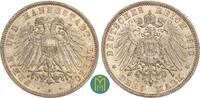 L&uuml;beck 3 Mark 1910 A vorz&uuml;glich 240.72 US$  +  50.38 US$ shipping