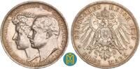 Sachsen-Weimar-Eisenach 3 Mark 1910 A Wilhelm Ernst 1901-1918. - Hochzei... 89.57 US$  +  50.38 US$ shipping