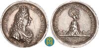 Sachsen-Gotha-Altenburg Silbermedaille von Wermuth, Friedrich II. 1691-1732. Auf den 17. Geburtstag des Erbprinzen Friedrich. -