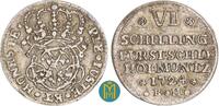 Schleswig-Holstein-Gottorp 6 Schilling Karl Friedrich 1702-1739. -