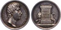 Bayern, Königreich Silberne Miniaturmedaille Ludwig I. (1825-1848): auf seinen Regierungsantritt am 13. Oktober -
