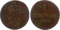 Bayern, Königreich 1 Pfennig Maximilian I. Joseph (1806-1825) -