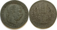 Österreich-Ungarn Franz Joseph I. 1 Krone 1907 Vorzüglich