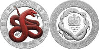 Samoa 2 WST 2025 Silver coin Year of the Snake PP 100.13 US$  +  40.75 US$ shipping
