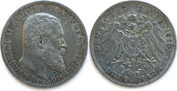 3 Mark 1910 F Deutschland Wilhelm II. König von Württemberg SS
