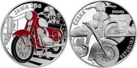 Tschechien 500 500 Kronen Motorrad Jawa 250 Polierte Platte -