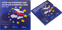 Tschechien+Slowakei Nominal value 88 CZK + 3,88 EUR Offizieller Kursmünzensatz – Beitritt der Tschechischen Republik zur EU -