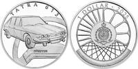 Tschechien 1 NZD 2025 Silver coin On Wheels - Tatra 613 car proof PP 139.72 US$  +  40.75 US$ shipping