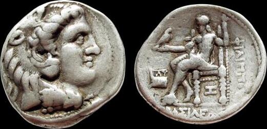 Seleukid Empire Tetradrachm 318/7-315 BC. Seleukos I Nikator 312-281 BC ...