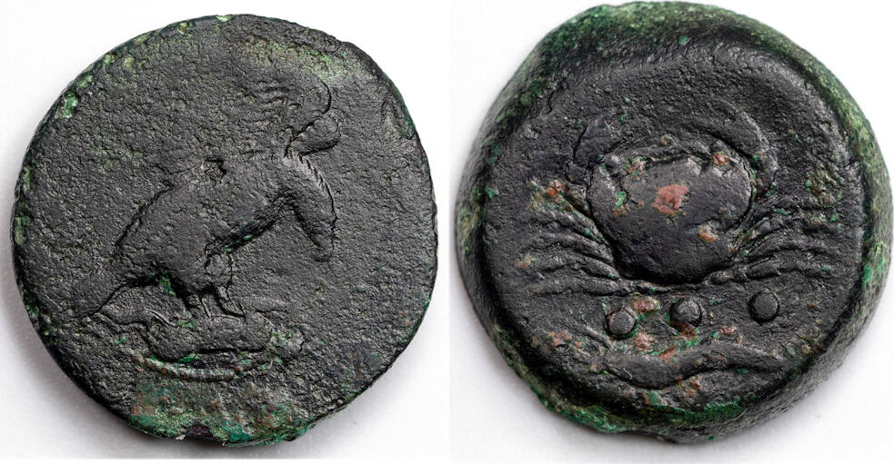 Sicily Tetras 425 - 406 BC Akragas VF-/VF | MA-Shops