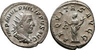 Philip I, 244-249. Antoninianus (Silver, 23mm, 3,83 g), Rome, 246. -