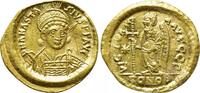 Anastasius I, 491-518. Solidus (Gold, 20 mm, 4.26 g), Constantinople. -