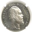 GERMANY 2 Thaler German State Wurttemberg 1871 Two Talers Coin NGC PF 62 CAMEO PP/PROOF Cathedral