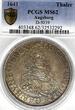 German States Augsburg 1641 Taler Coin Thaler PCGS MS 62 F.STG/STG UNC RARE MS62