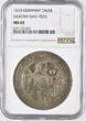 GERMANY  German States Saxony 1613 Taler Coin NGC MS 63 F.STG/STG Thaler UNC TOP POP RARE