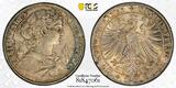 German States Frankfurt 1858 Taler Coin Thaler PCGS MS 64 F.STG/STG UNC Towers MS64