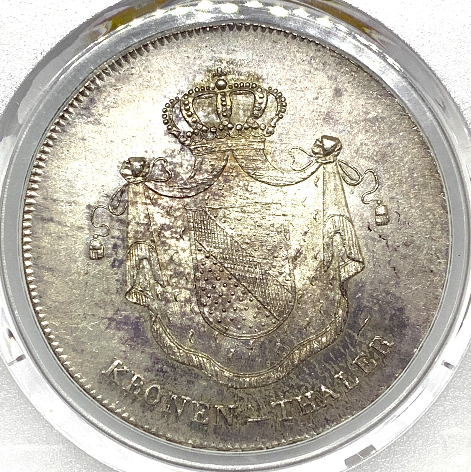 German States Baden 1819 WD Taler Coin Thaler PCGS MS63 Taler F