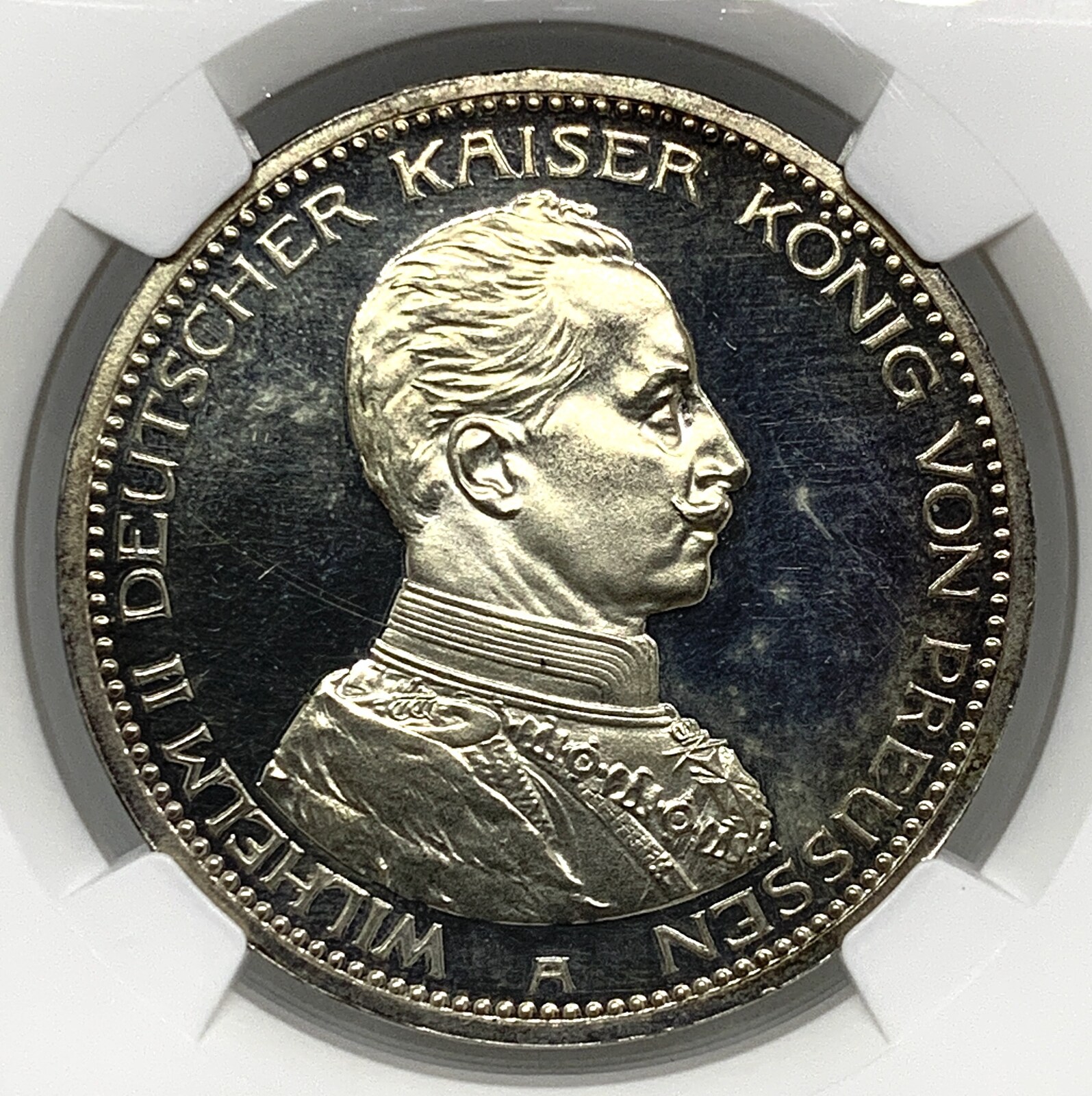 GERMANY 1913A German States Prussia 1913 5 Mark NGC PF 63 UCAMEO