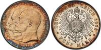 Hess-Darm 5 Mark German States Hesse-Darmstadt 1904 5 Mark PCGS PR 64 PROOF PP -