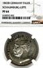 GERMANY TALER German States Schaumburg-Lippe 1865 Taler Coin Thaler NGC PF 64 PP/PROOF RARE -