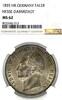 GERMANY TALER German States Hesse-Darmstadt 1835 Taler Coin Thaler NGC MS 62 VZ/F.STG UNC RARE -