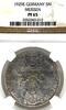 GERMANY 5 Mark 1929E Germany Weimar Republic 1929 E 5 Mark MEISSEN NGC P... 3,150.00 US$ free shipping