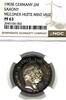GERMANY 2 Mark 1903E German States Saxony 1903E 2 Mark Coin MINT VISIT N... 4,650.00 US$ free shipping