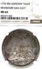 GERMANY TALER 1776 BN German States Frankfurt 1776 Taler Coin Thaler NGC... 3,880.00 US$ free shipping