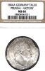 GERMANY TALER 1866A German States Prussia 1866 A Taler Coin Thaler NGC M... 1,520.00 US$ free shipping