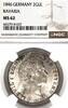 GERMANY 2 GULDEN 1846 German States Bavaria 1846 Two Gulden Coin NGC MS ... 990.00 US$ free shipping