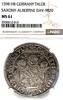 GERMANY TALER 1598 HB German States Saxony 1598 Taler Coin NGC MS 61 VZ/... 3,880.00 US$ free shipping